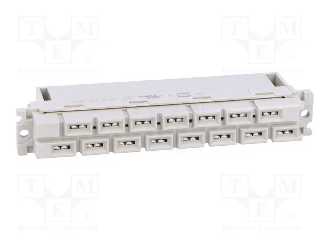 HARTING Connecteur DIN 41612 femelle 15 broches 15A droit HARTING Connecteur DIN 41612 femelle 15 broches 15A droit