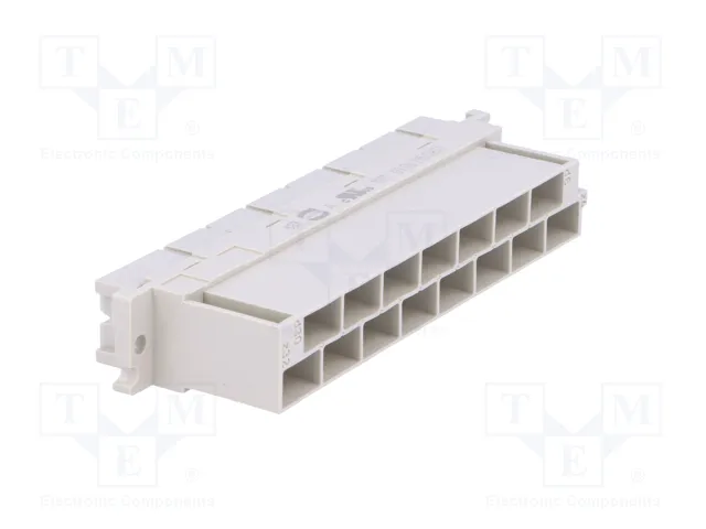 HARTING Connecteur DIN 41612 femelle 15 broches 15A droit HARTING Connecteur DIN 41612 femelle 15 broches 15A droit
