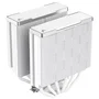 Deepcool AK620 Ventirad CPU Blanc, R-AK620-WHNNMT-G-1, Double Tour, 2 Ventilateurs PWM 120 mm, 6 Caloducs, TDP 260W pour PC Gaming