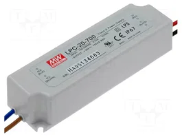 MEAN WELL LPC-20-700 Alimentation LED 21W 700mA IP67