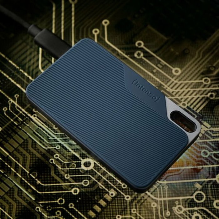 Intenso TX100 SSD externe 2 To Bleu, Gris