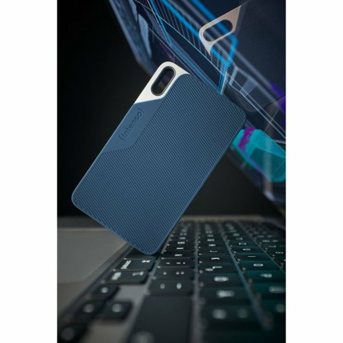 Intenso TX100 SSD externe 2 To Bleu, Gris