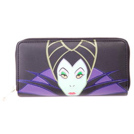 DIFUZED Portefeuille Maléfique Villains Disney - Licence Officielle - Composition : 50% PU, 30% Polyester, 20% Métal