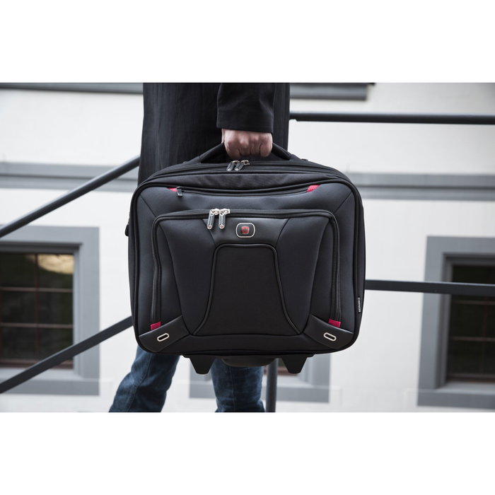 Wenger Transfer Trolley pour ordinateur portable jusqu'à 16 pouces, noir