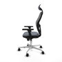 Piqueras y Crespo Chaise de Bureau Jorquera 3D086N1 Gris