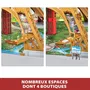 Miraculous - Playset Deluxe Paris BANDAI - Ensemble Grandeur Nature de plus de 1,20 m avec ascenseur, tyrolienne et 40+ accessoires pour poupées 26 cm