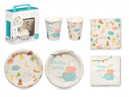 Arte Regal Lot de 30 pièces Anniversaire Enfant Assortis Art 23x23x10 cm (Set de 12)