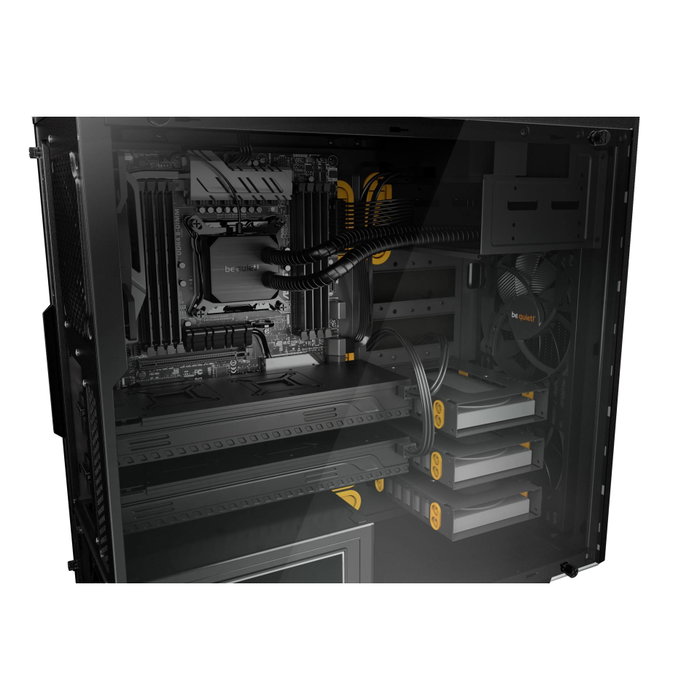 be quiet! PURE BASE 600 Window Noir / Orange