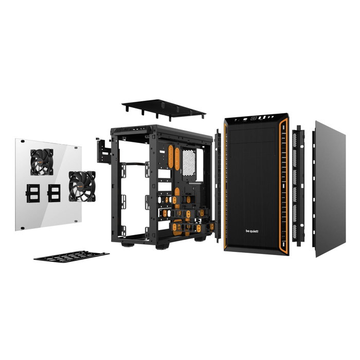 be quiet! PURE BASE 600 Window Noir / Orange