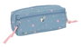 Safta Portatout triple petit avec élastique Snoopy 22 cm, 22 x 8.5 x 6 cm, pour enfants dès 36 mois