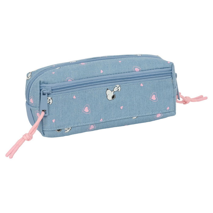 Safta Fourre-tout Snoopy Denim 22 x 8,5 x 6 cm
