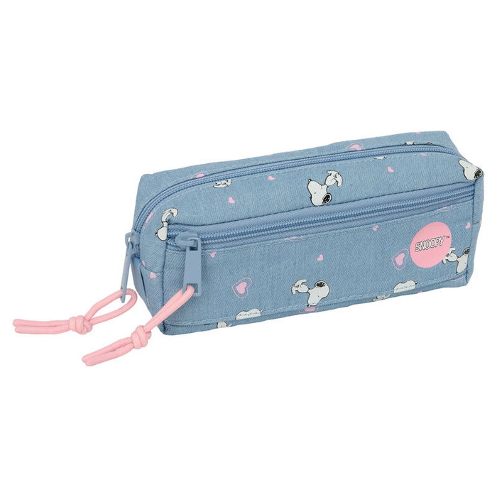 Safta Fourre-tout Snoopy Denim 22 x 8,5 x 6 cm