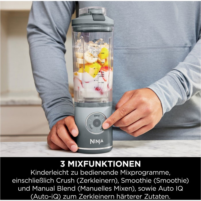 Ninja Blast Max BC251EUSL - Blender portable sans fil - Argent