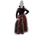 BigBuy Carnival Déguisement Vampiresse Enfant avec Col Haut, 5-6 Ans