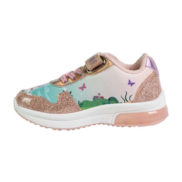 Cerdá Princess T031 - Chaussure de sport enfant à semelle PVC avec lumières, rose - Taille 31