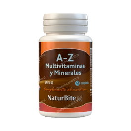 NATURBITE A-Z Multivitamines et Minéraux 60 comprimés