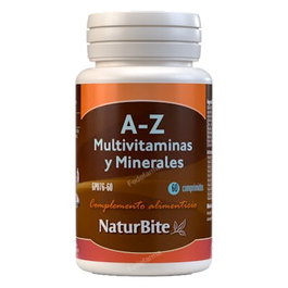 NATURBITE A-Z Multivitamines et Minéraux 60 comprimés