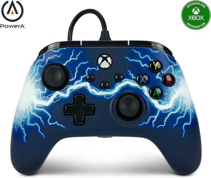PowerA Manette Filaire Advantage XBGP0169-01 pour Xbox Series X|S avec Cable - Arc Lightning PowerA Manette Filaire Advantage XBGP0169-01 pour Xbox Series X|S avec Cable - Arc Lightning