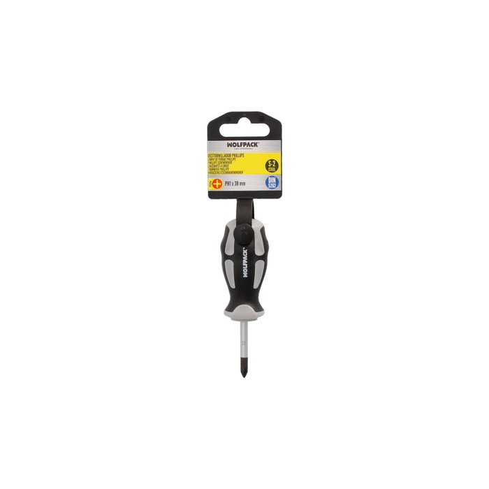 WOLFPACK LINEA PROFESIONAL Tournevis Phillips PH 1 en acier S2