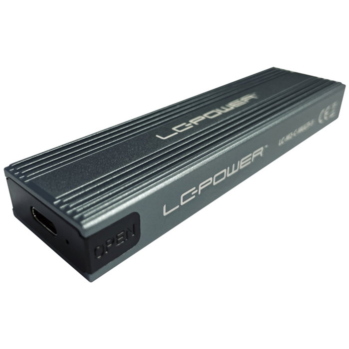 LC-Power LC-M2-C-MULTI-3 Boîtier SSD M.2 NVMe et SATA Anthracite LC-Power LC-M2-C-MULTI-3 Boîtier SSD M.2 NVMe et SATA Anthracite