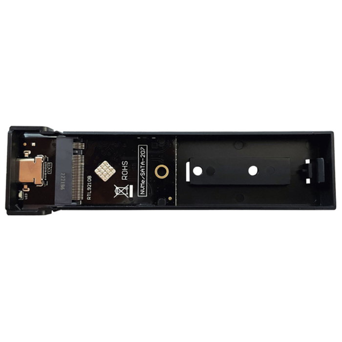 LC-Power LC-M2-C-MULTI-3 Boîtier SSD M.2 NVMe et SATA Anthracite LC-Power LC-M2-C-MULTI-3 Boîtier SSD M.2 NVMe et SATA Anthracite