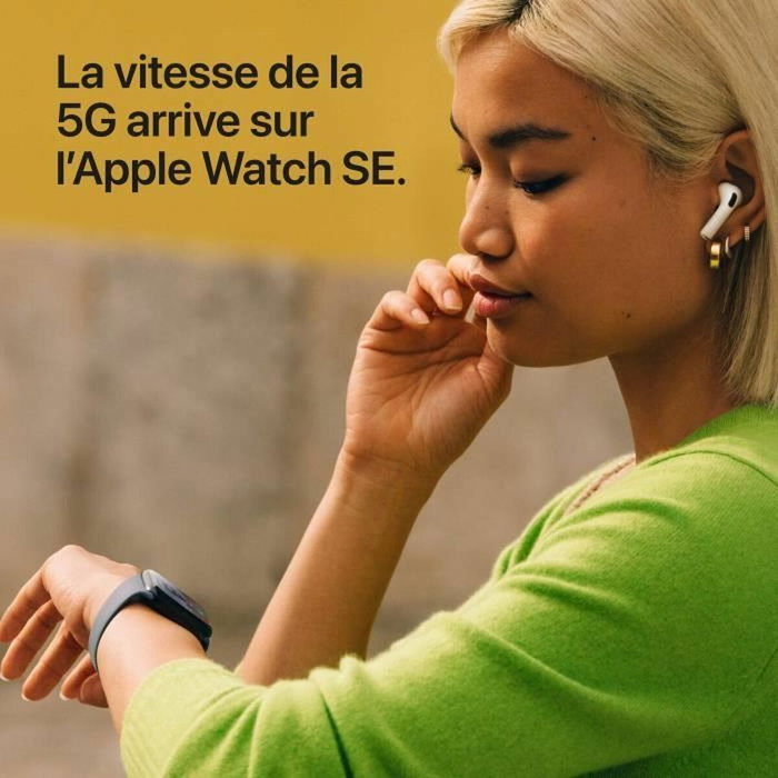 Montre intelligente Apple Watch SE 3 GPS + Cellular Blanc 1,78" 1,73" Ø 44 mm Montre intelligente Apple Watch SE 3 GPS + Cellular Blanc 1,78" 1,73" Ø 44 mm