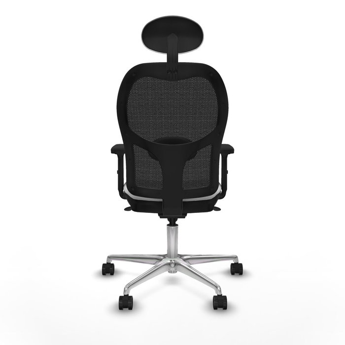 Piqueras y Crespo Chaise de Bureau avec Appui-tête 2D086N1 Blanc