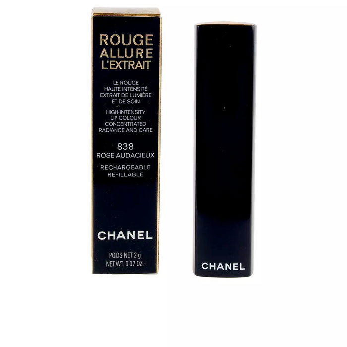 Chanel ROUGE ALLURE L'EXTRAIT Rouge à Lèvres Rechargeable #838 Rose Audacieux 2g Chanel ROUGE ALLURE L'EXTRAIT Rouge à Lèvres Rechargeable #838 Rose Audacieux 2g