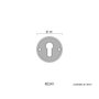 Edm Bocallave rond 60 mm en laiton doré