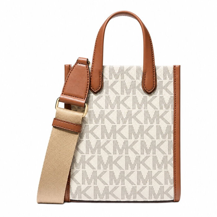 Michael Kors Sac GIGI Beige en Toile Michael Kors Sac GIGI Beige en Toile