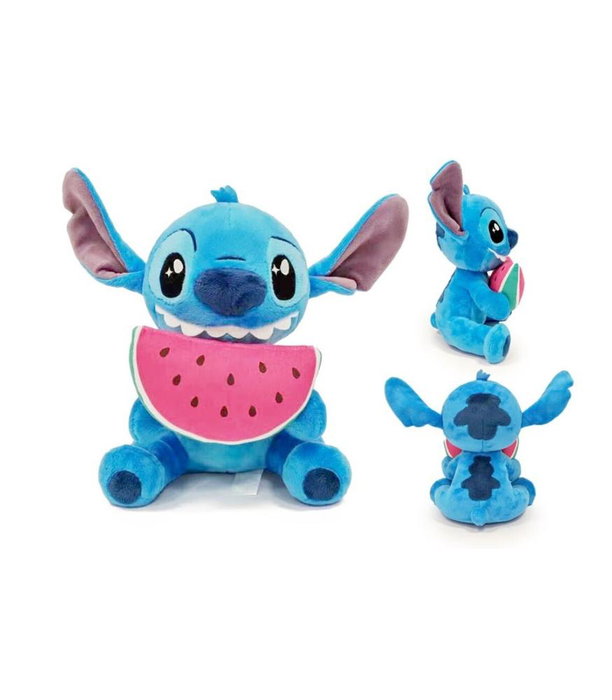Simba Peluche Stitch avec Pastèque Disney Lilo & Stitch 25 cm