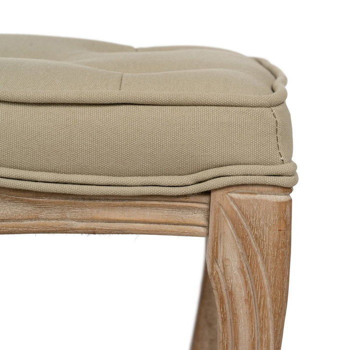 BigBuy Home Banquette Beige Bois d'hévéa 50 x 47 x 36 cm BigBuy Home Banquette Beige Bois d'hévéa 50 x 47 x 36 cm