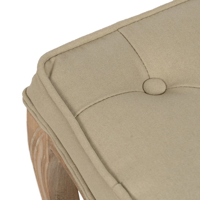 BigBuy Home Banquette Beige Bois d'hévéa 50 x 47 x 36 cm BigBuy Home Banquette Beige Bois d'hévéa 50 x 47 x 36 cm