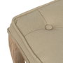 BigBuy Home Banquette Beige Bois d'hévéa 50 x 47 x 36 cm