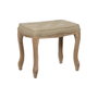 BigBuy Home Banquette Beige Bois d'hévéa 50 x 47 x 36 cm