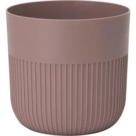 Garden Id Luca Grande Pot de fleurs rond Cacao - Ø 40 cm, H 40 cm, 41 L - Pour intérieur et extérieur