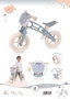 Decuevas Ma Première Draisienne sans Pédales Coco 83x53x38 cm avec Roues EVA, Sac et Selle Réglable en Hauteur pour Enfant dès 3 ans