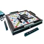 Mattel Games - Scrabble Deluxe - Jeu de société de lettres avec plateau tournant et encoches - Version noir et argent - À partir de 10 ans - 2 à 4 joueurs