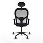 Piqueras y Crespo Chaise de Bureau Jorquera 1D036G1 Bleu Marine