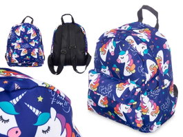 Pincello Mochila Infantile Unicornio 22 x 28 x 12 cm Tissu Motif Coloré (Set de 12)