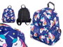 Pincello Mochila Infantile Unicornio 22 x 28 x 12 cm Tissu Motif Coloré (Set de 12)