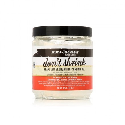 Aunt Jackie'S Flaxseed Recipes Don't Shrink Elongating Curling Gel (Reconditionné) Aunt Jackie'S Flaxseed Recipes Don't Shrink Elongating Curling Gel (Reconditionné)