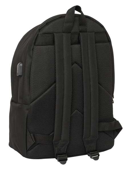 Safta Sac à dos double pour ordinateur portable 15,6" avec port USB de recharge - Kings League 31x44x18 cm