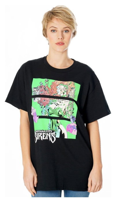 CID Gotham City Sirens T-Shirt Poison Ivy Sirens Cash Noir (XXL)