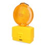 EDM Balise de signalisation LED pour travaux 2x0.05W 6000/8000lm IP42 Autonomie 30h avec détecteur crépusculaire