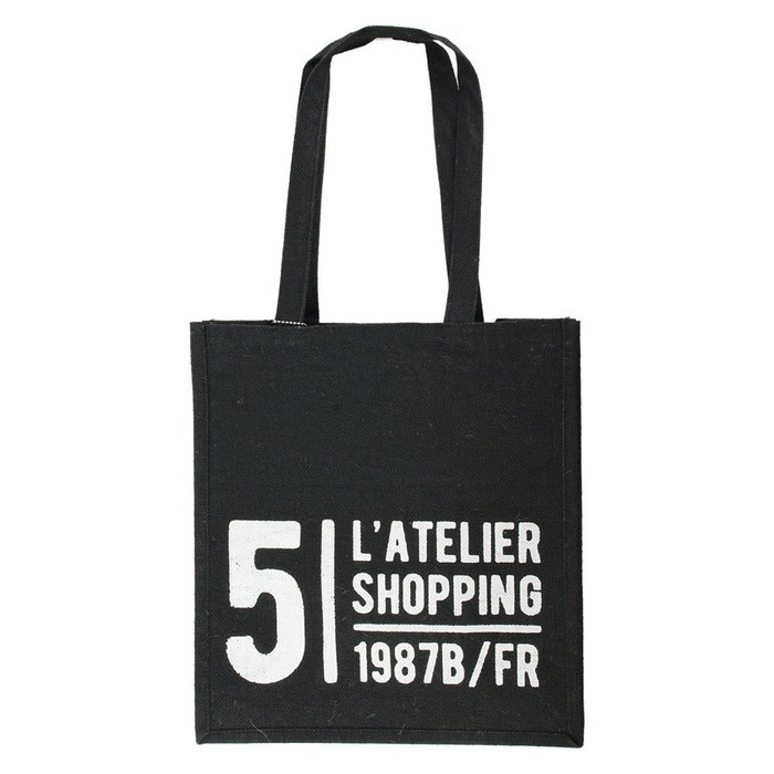 Totally Addict Sac de shopping en vannerie 40x35x15 cm Totally Addict Sac de shopping en vannerie 40x35x15 cm