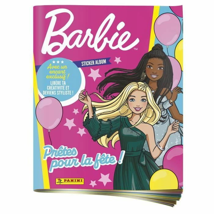 Panini Album Barbie 65e Anniversaire avec 192 stickers et effets spéciaux