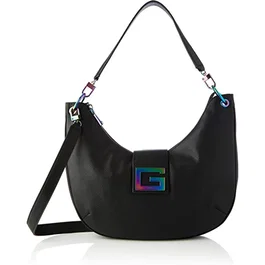 Guess Brightside Sac à main Hobo grand modèle Noir