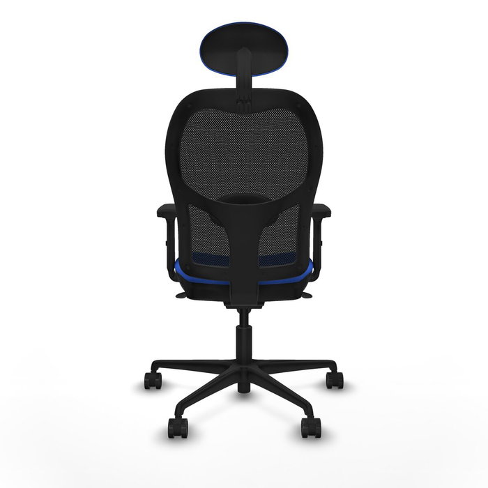 Piqueras y Crespo Chaise de Bureau avec Appui-tête 2D036N1 Bleu