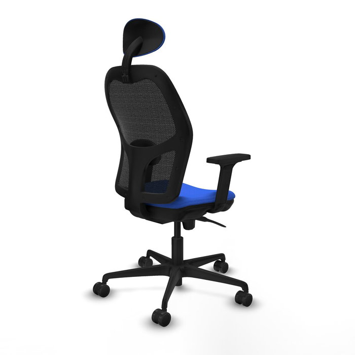 Piqueras y Crespo Chaise de Bureau avec Appui-tête 2D036N1 Bleu